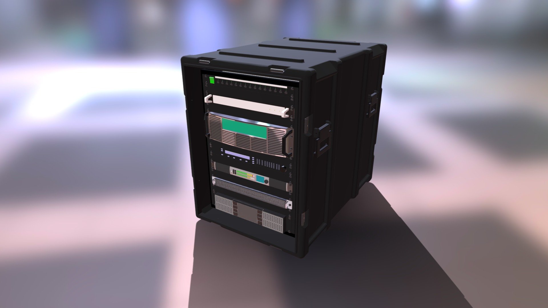 AM/FM Radio Flyaway System — Sketchfab embed 3D viewer