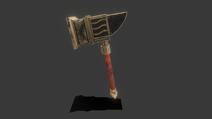 Warhammer, hammer 3D Model