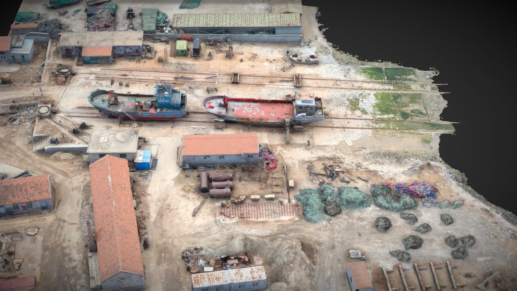 Shipyard, Wharf, Fishing boat, Fishingport
