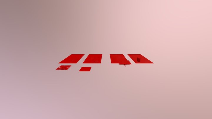 LOW DESK 3D Model
