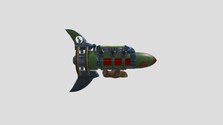 Rocket Sloth 3D Model