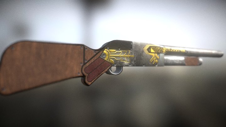 Shotgun 3D Model