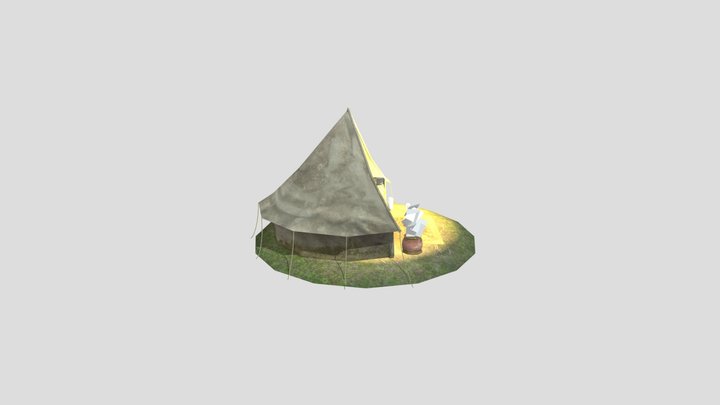 arabic tent 3D Model