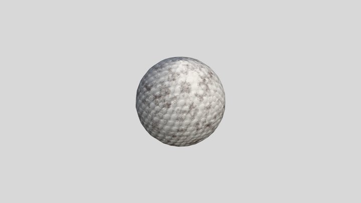 Golfball Lowpoly 3D Model