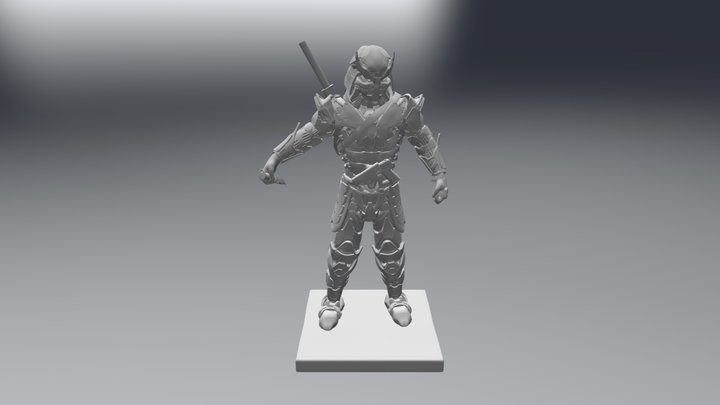 Scifi Assassin 3D Model