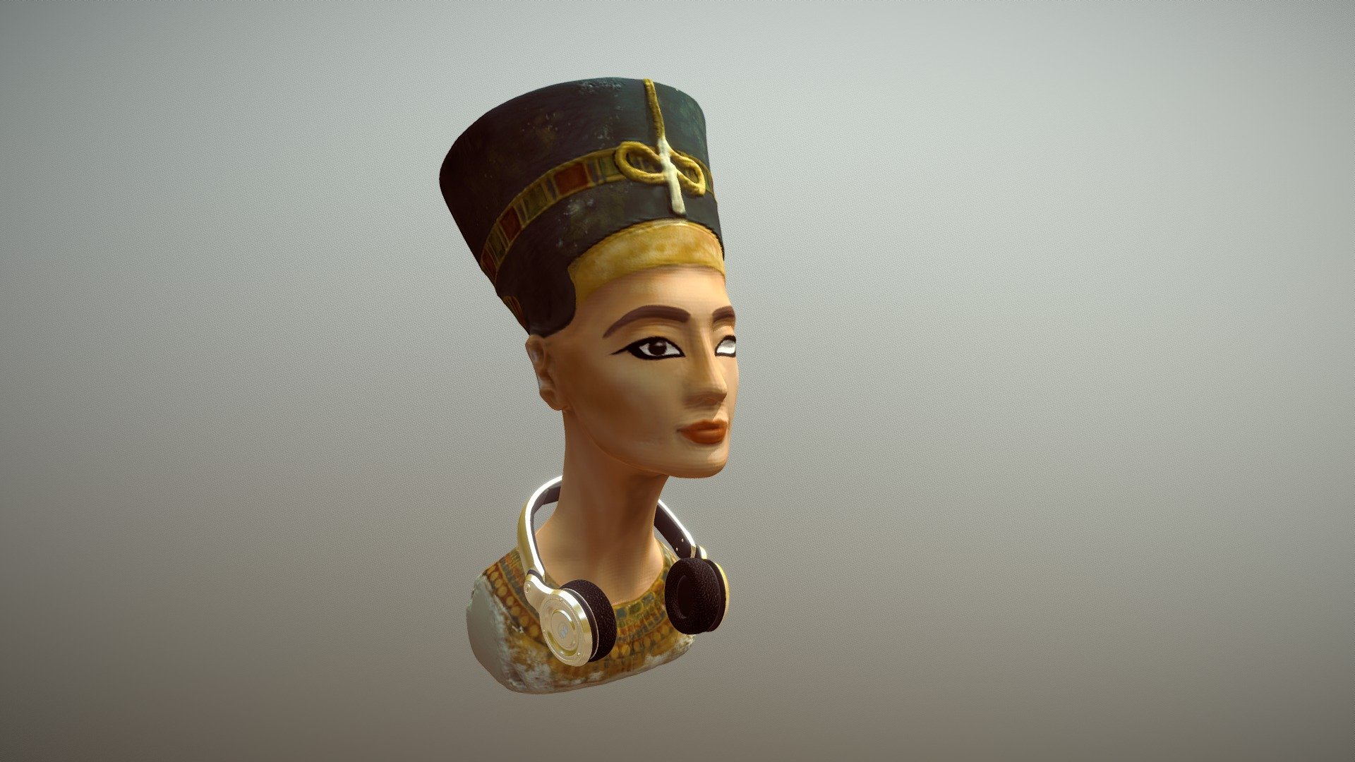 Nefertiti - 3D model by Julia (@juliaort) [8c6922d] - Sketchfab