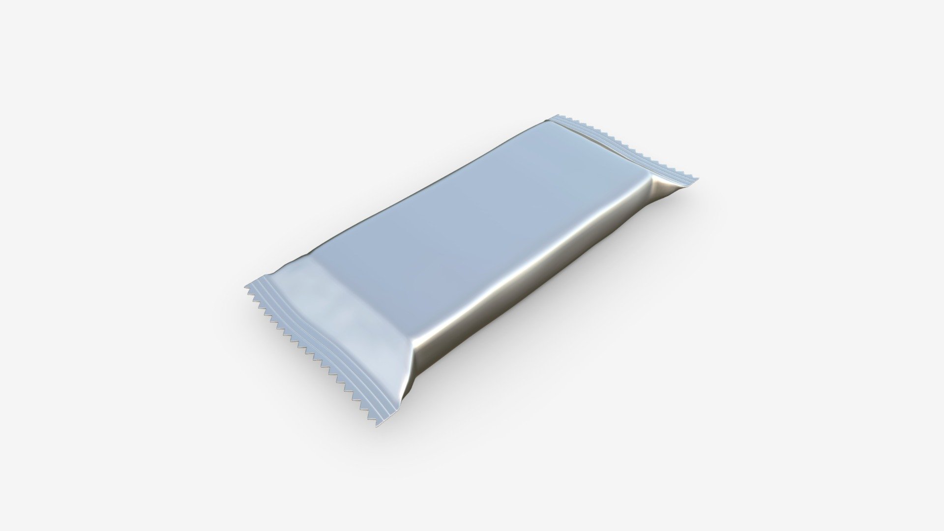 Chocolate candy package blank mockup