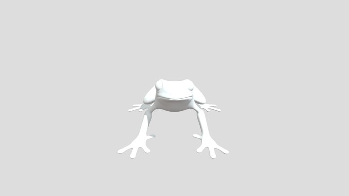 Tree Frog 3D Model