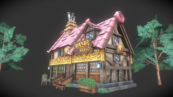 PinkBakery 3D Model