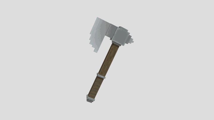 Iron Axe 3D Model