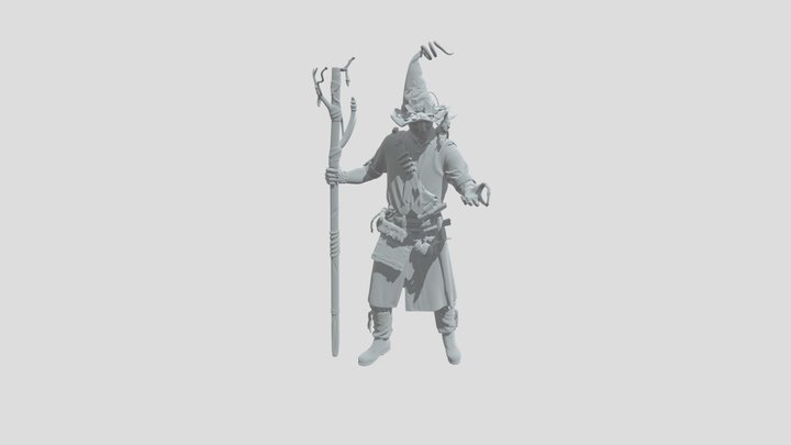 Crimson Conjurer 3D Model