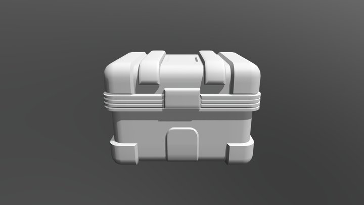 Crate 3D Model