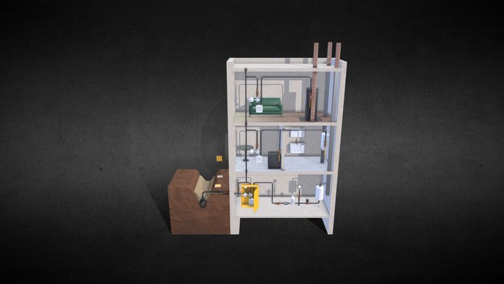 Plinske Instalacije 3D Model