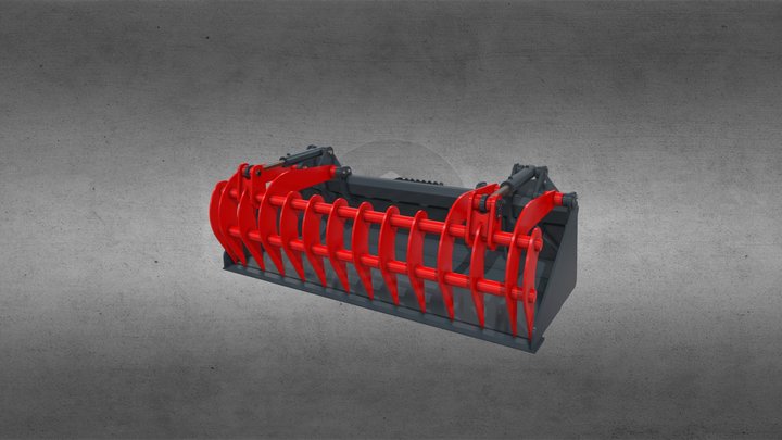 Cupa Graifer Miniincarcator 3D Model