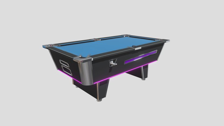 Billard Cyberpunk 3D Model