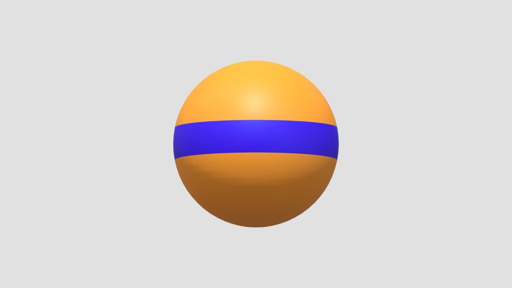 Rigged ball model. Ball Rig