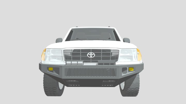 Toyota Land Cruiser 100 series 3D Model