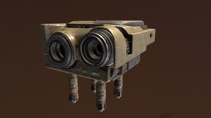 Rustborn Drone 3D Model