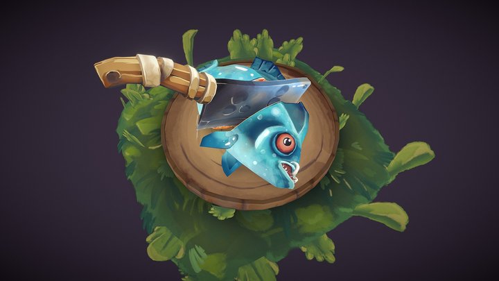 Prehistoric Fish 3D Model