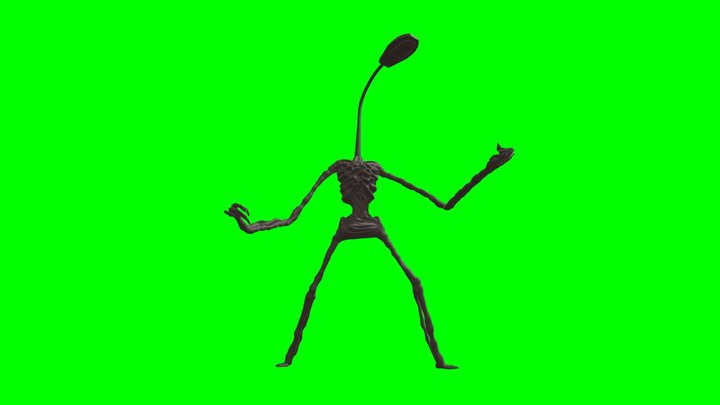 Horror thrills light head 3D Model