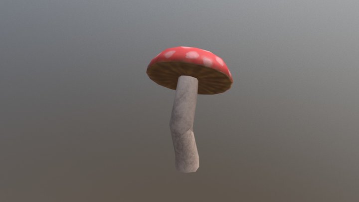 Mushroom Red 3D Model