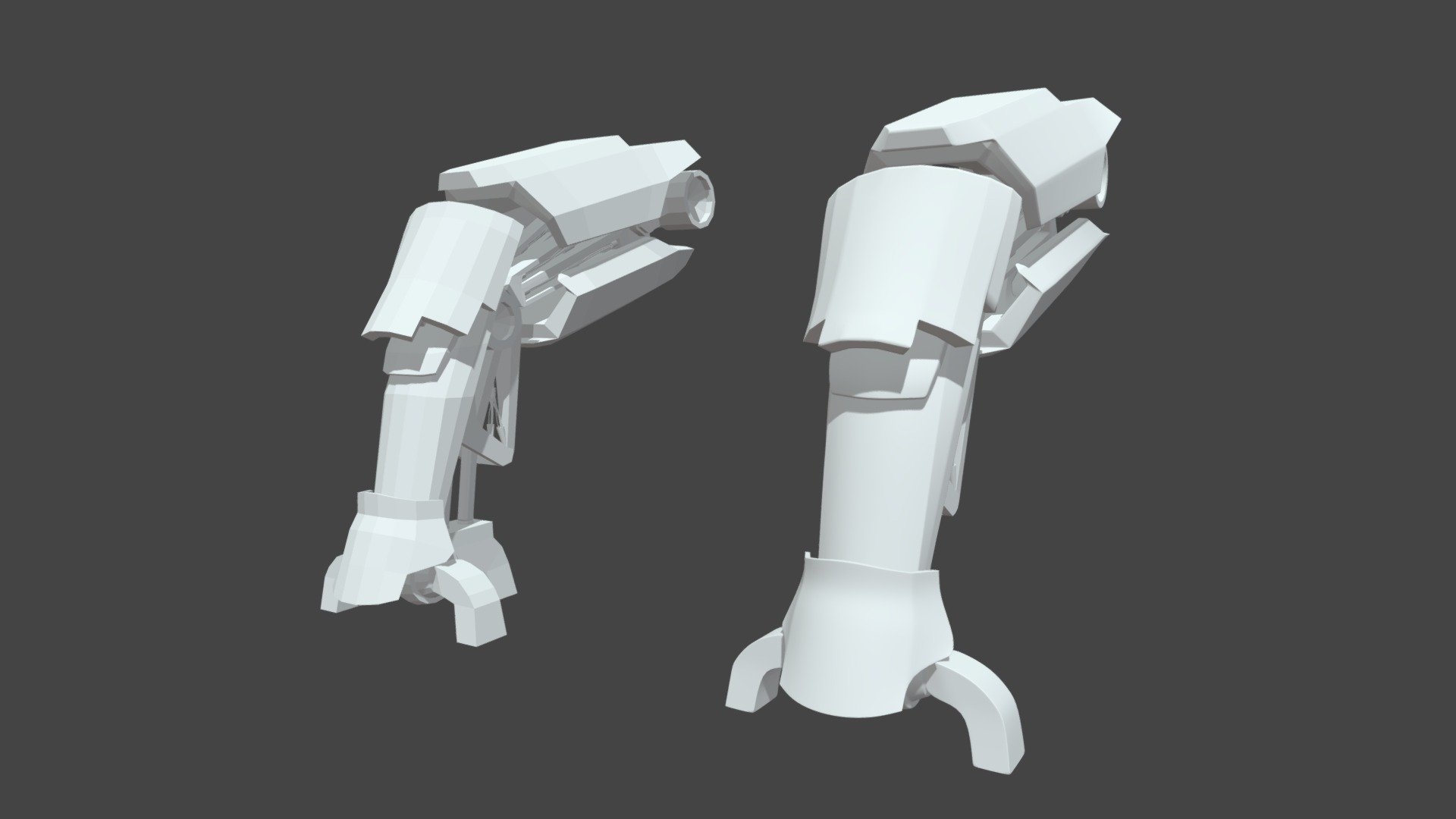 Mech Right Leg - Download Free 3D model by jahobs [8c6fed3] - Sketchfab