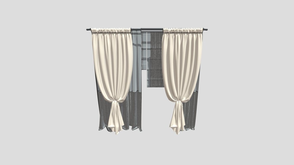Mi Silk And Cotton Curtain Set