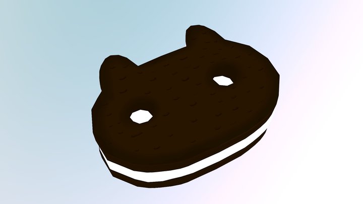 Cookie Cat 3D Model