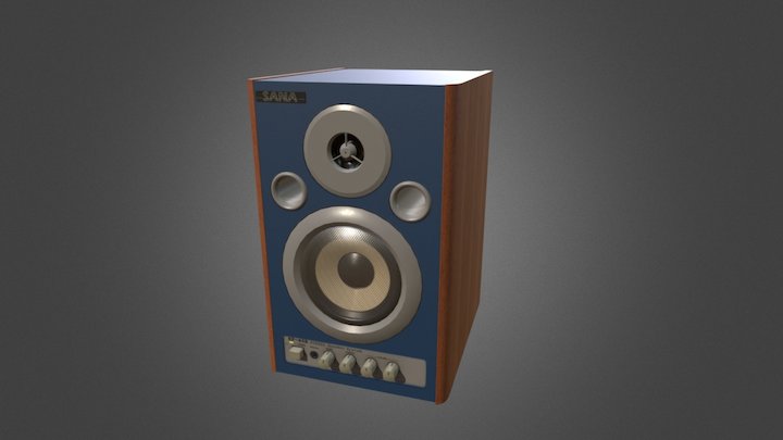 Speaker 3D Model