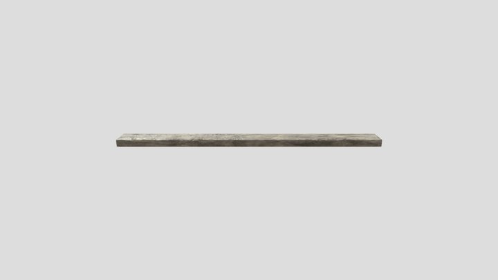 Wood Plank 3D Model