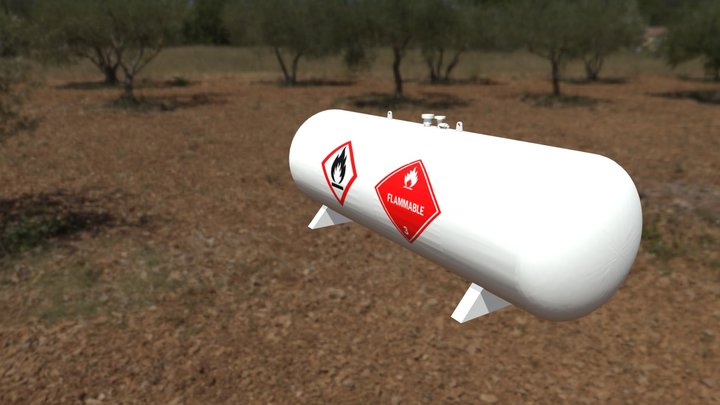 Tanque De Gas 3D Model