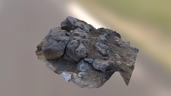 Iceland Photoscan Rock Test 1 3D Model