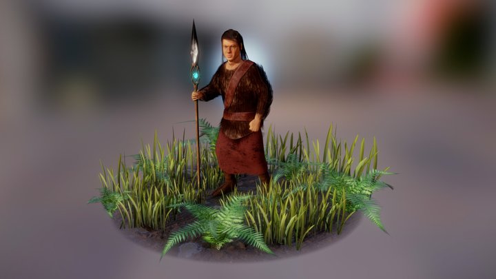 Taqa the hunter: AS3 - Organic Character 3D Model