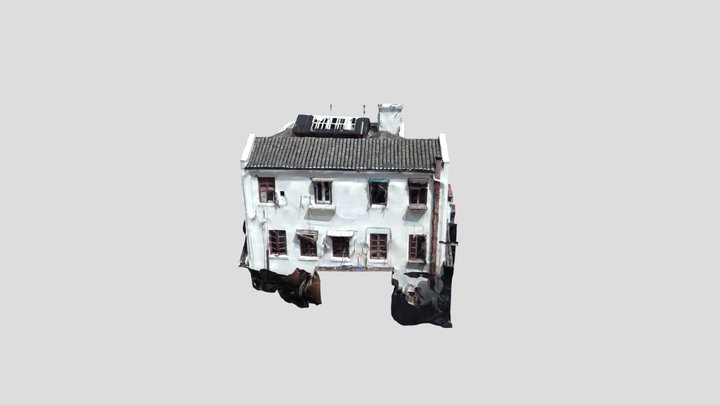 乾丰油号旧址OBJ 3D Model