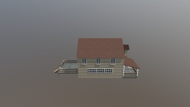 New York Old Style House 3D Model