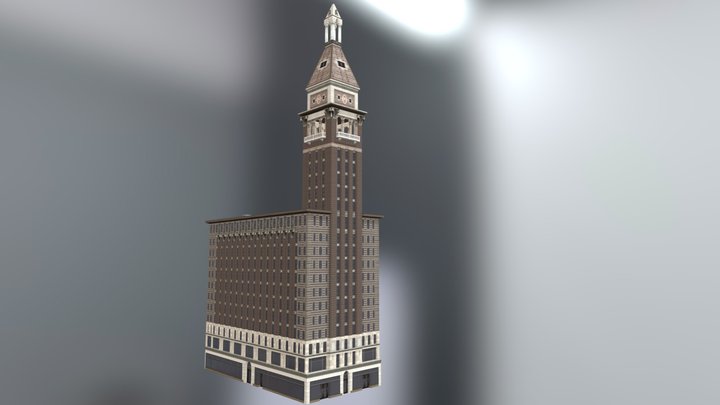 Montgomery Ward Tower Building 3D Model