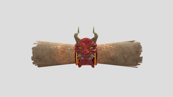 summon scroll 3D Model