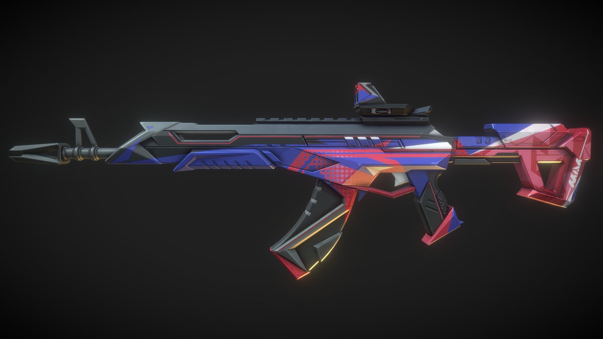 Assault Rifle #4 - Buy Royalty Free 3D model by Luke Huie (@luke.huie ...