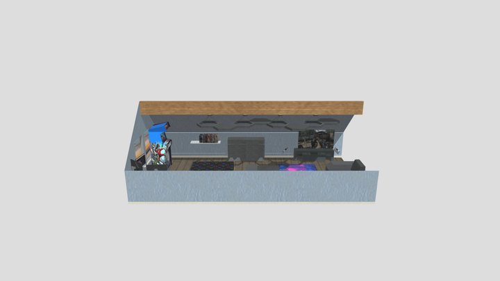 Moran_GamingBedroom 3D Model