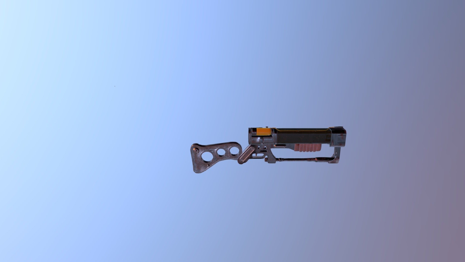 Fallout Laser Rifle 3D model by PUENTE [8c77827] Sketchfab