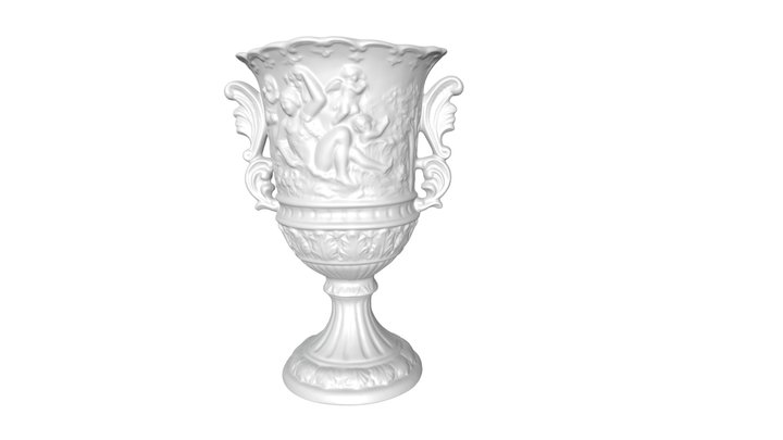 Decorated vase 3D Model