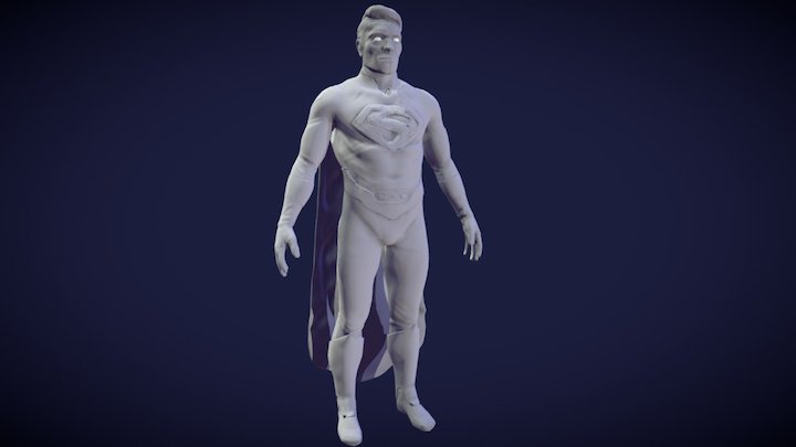 Superman Sculpt 3D Model