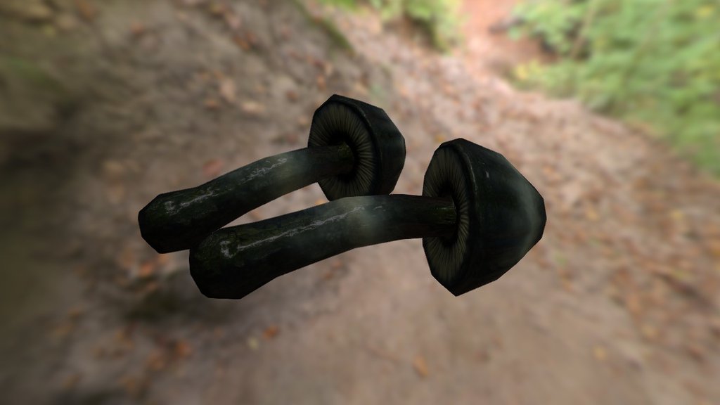 SteelBlue Entoloma 3D model by candall [8c795b4] Sketchfab