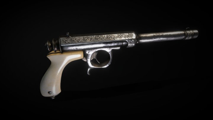 Joalland pistol concept 3D Model