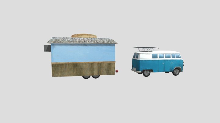 DAE 5 Finished props - By the ocean 3D Model