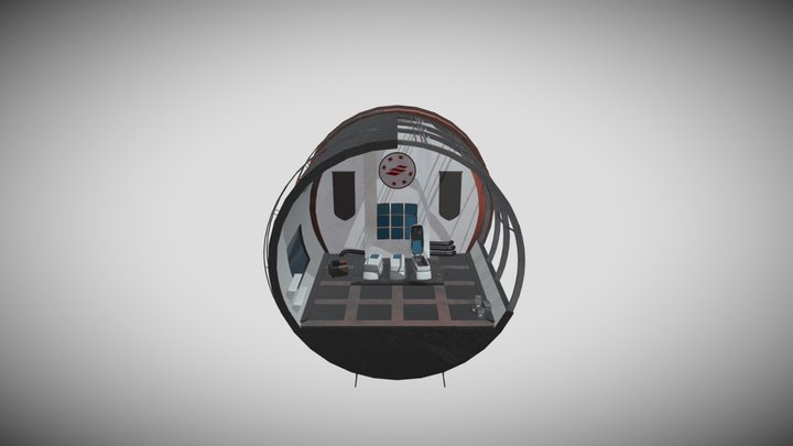 cubicle 3D Model