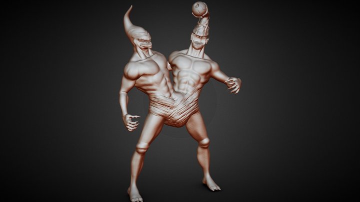 Conjointed Monster 3D Model
