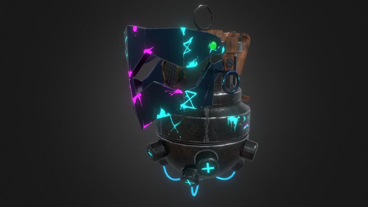 Jinx's Bomb 3D Model