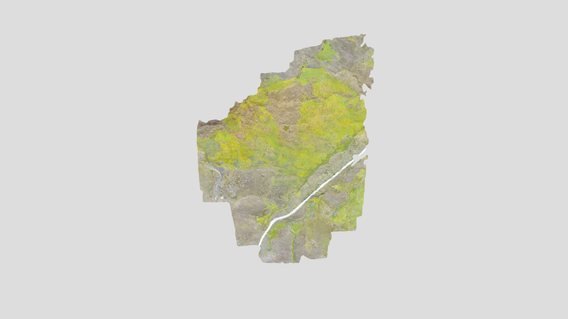 Loma Larga 1 Simplified 3d Mesh