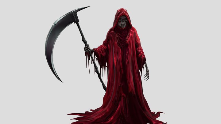 Crimson Reaper 3D Model
